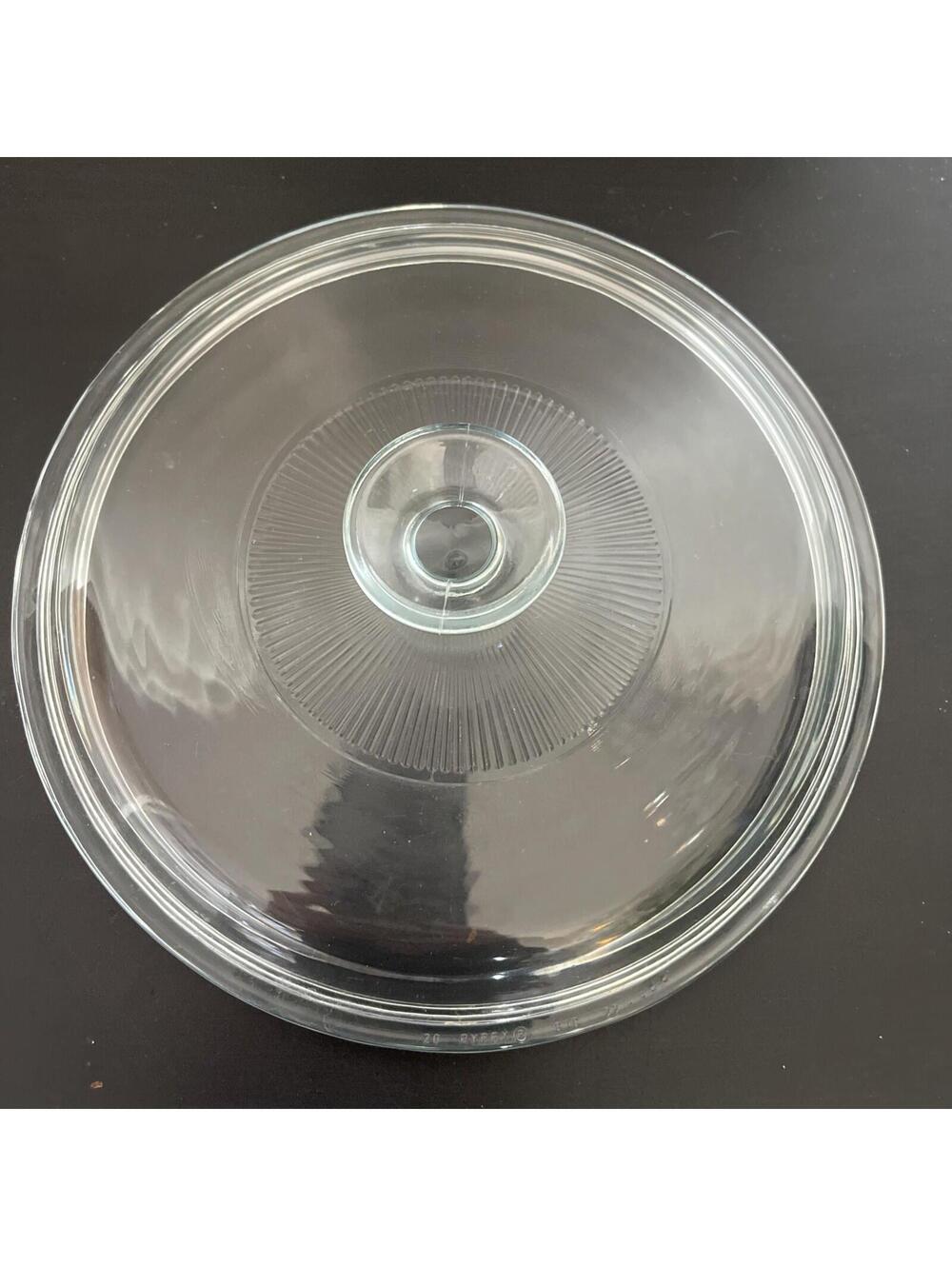 Pyrex Round Glass Replacement Lid G1C 9”